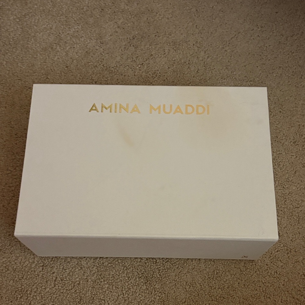 Amina Muaddi Shoe Box